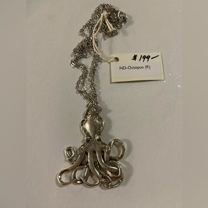 Silverspoon Octopus Necklace